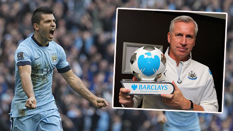 Aguero và HLV Pardew xuất sắc nhất Premier League tháng 11 Aguero và HLV Pardew xuất sắc nhất Premier League tháng 11