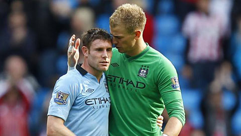 Man City gia hạn với Milner và Hart Man City gia hạn với Milner và Hart