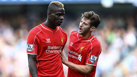 Balotelli đá chính gặp M.U, Lallana gãy xương vẫn đòi ra sân Balotelli đá chính gặp M.U, Lallana gãy xương vẫn đòi ra sân