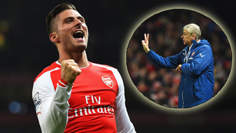 Với Giroud, Wenger là Với Giroud, Wenger là