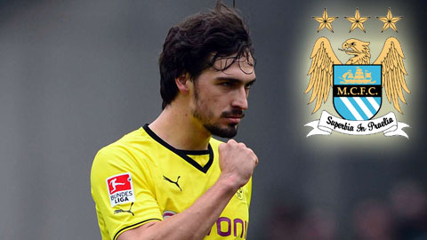 Man City duyệt chi 47 triệu bảng để chiêu mộ Hummels Man City duyệt chi 47 triệu bảng để chiêu mộ Hummels