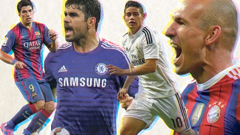 Điểm mặt 16 đội trước lễ bốc thăm vòng 1/8 Champions League Điểm mặt 16 đội trước lễ bốc thăm vòng 1/8 Champions League
