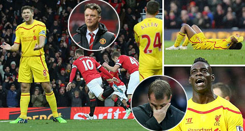 Hậu derby nước Anh: Van Gaal chưa thỏa mãn, Rodgers suy sụp vì thua đau Hậu derby nước Anh: Van Gaal chưa thỏa mãn, Rodgers suy sụp vì thua đau