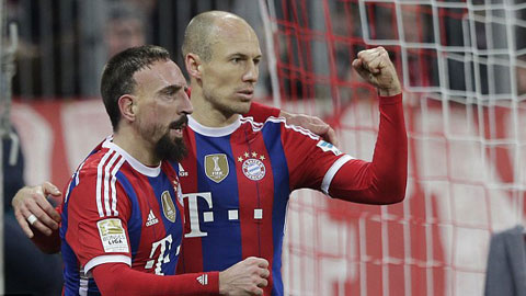 Robben ghi bàn thứ 100, Bayern Munich thắng nhẹ Freiburg Robben ghi bàn thứ 100, Bayern Munich thắng nhẹ Freiburg