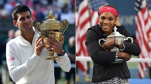 Novak Djokovic và Serena Williams: Nhà vô địch thế giới của năm Novak Djokovic và Serena Williams: Nhà vô địch thế giới của năm