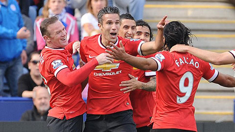 Van Persie "kết" Falcao và Rooney, loại Di Maria trong trò chơi đối kháng Van Persie "kết" Falcao và Rooney, loại Di Maria trong trò chơi đối kháng