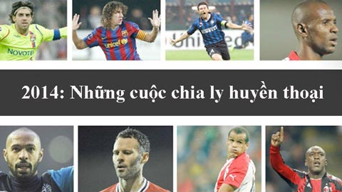 2014: Năm của những cuộc chia ly huyền thoại 2014: Năm của những cuộc chia ly huyền thoại