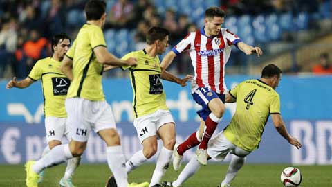 Atletico lọt vào vòng 1/8 Cup Nhà Vua 2014/15: Phía trước là núi cao Atletico lọt vào vòng 1/8 Cup Nhà Vua 2014/15: Phía trước là núi cao
