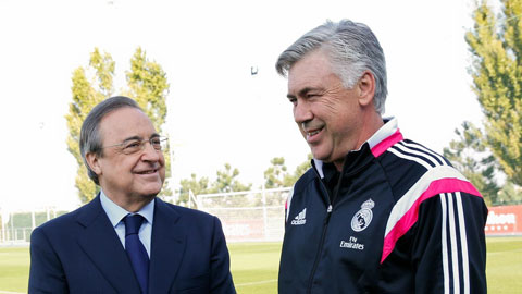 Florentino Perez: “Ancelotti sẽ là Ferguson ở Real” Florentino Perez: “Ancelotti sẽ là Ferguson ở Real”