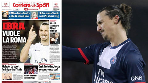 Chán PSG, Ibra tính trở lại Serie A chơi bóng Chán PSG, Ibra tính trở lại Serie A chơi bóng