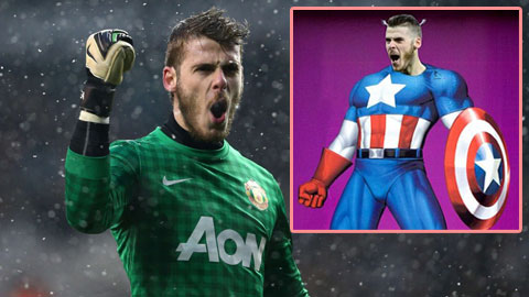 De Gea khỏe như… Captain America De Gea khỏe như… Captain America
