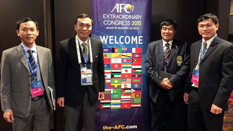 Lãnh đạo VFF tham dự Đại hội AFC Lãnh đạo VFF tham dự Đại hội AFC