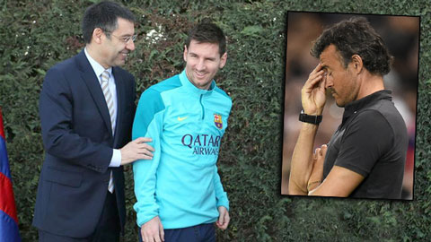 Barca sẽ “trảm” Luis Enrique để làm vừa lòng Messi Barca sẽ “trảm” Luis Enrique để làm vừa lòng Messi