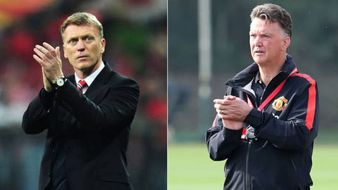 M.U của Van Gaal đang bằng điểm M.U của Moyes M.U của Van Gaal đang bằng điểm M.U của Moyes