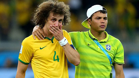 David Luiz & Thiago Silva: Hai người Brazil “lạ lẫm” trong ĐHTB 2014 David Luiz & Thiago Silva: Hai người Brazil “lạ lẫm” trong ĐHTB 2014