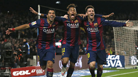 Barca: M-N-S đã định hình phong cách Barca: M-N-S đã định hình phong cách