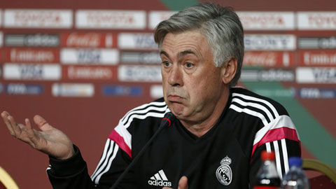 HLV Ancelotti bình thản trước phong độ đi xuống của Real HLV Ancelotti bình thản trước phong độ đi xuống của Real