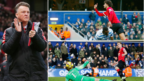 M.U nhọc nhằn đánh bại QPR: Công Van Gaal, tội cũng Van Gaal M.U nhọc nhằn đánh bại QPR: Công Van Gaal, tội cũng Van Gaal
