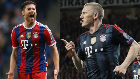 Schweinsteiger - Alonso đá cặp tiền vệ trung tâm: “Song hùng kỳ hiệp” trổ tài Schweinsteiger - Alonso đá cặp tiền vệ trung tâm: “Song hùng kỳ hiệp” trổ tài