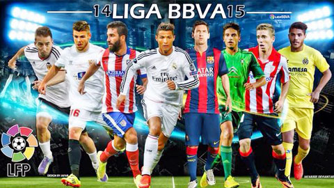 La Liga 2014/15: Tôn vinh Barca và Messi La Liga 2014/15: Tôn vinh Barca và Messi