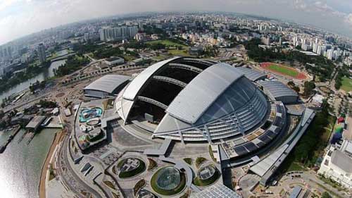 Khám phá vẻ đẹp tráng lệ của SVĐ QG Singapore Khám phá vẻ đẹp tráng lệ của SVĐ QG Singapore