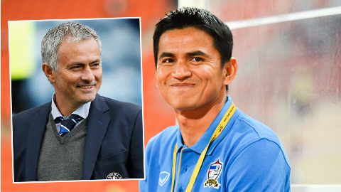 Kiatisak háo hức đối đầu với Jose Mourinho Kiatisak háo hức đối đầu với Jose Mourinho