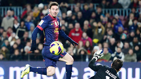 Chung kết Cúp Nhà Vua: Messi luôn đáng sợ ở Nou Camp Chung kết Cúp Nhà Vua: Messi luôn đáng sợ ở Nou Camp