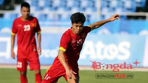 Công Phượng có bàn thắng đầu tiên ở SEA Games - Ảnh: Đức Cường 