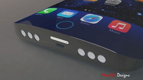 iPhone 7 edge concept có nút Home ảo và cổng một kết nối USB-C iPhone 7 edge concept có nút Home ảo và cổng một kết nối USB-C