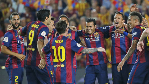 Barca tiến sát mục tiêu giành cú ăn ba: Chỉ còn 1 nấc thang Barca tiến sát mục tiêu giành cú ăn ba: Chỉ còn 1 nấc thang