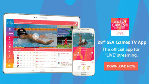 28th SEA Games TV: Ứng dụng SEA Games trên smartphone 28th SEA Games TV: Ứng dụng SEA Games trên smartphone