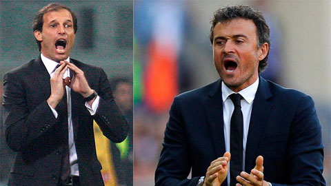 Cuộc đấu trí giữ Max Allegri và Luis Enrique: Ai xứng đáng với “Băng ghế vàng”? Cuộc đấu trí giữ Max Allegri và Luis Enrique: Ai xứng đáng với “Băng ghế vàng”?
