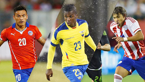 5 cầu thủ có thể là hiện tượng tại Copa America 2015 5 cầu thủ có thể là hiện tượng tại Copa America 2015