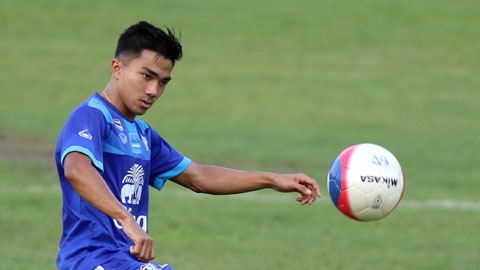 'Messi Thái' Songkrasin: 'Chúng tôi muốn có ngôi đầu bảng' 'Messi Thái' Songkrasin: 'Chúng tôi muốn có ngôi đầu bảng'