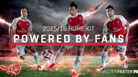 Arsenal để lộ áo đấu lạ mắt ở mùa giải 2015/16 Arsenal để lộ áo đấu lạ mắt ở mùa giải 2015/16