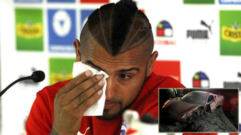 Vidal khóc hối hận sau quyết định khoan hồng của ĐT Chile Vidal khóc hối hận sau quyết định khoan hồng của ĐT Chile