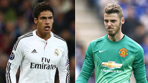 Real phải nhả Varane nếu muốn có De Gea Real phải nhả Varane nếu muốn có De Gea