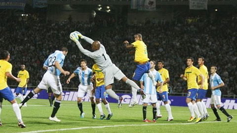 Brazil tập chống bóng bổng Brazil tập chống bóng bổng