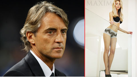 HLV Mancini bỏ vợ theo người mẫu!? HLV Mancini bỏ vợ theo người mẫu!?