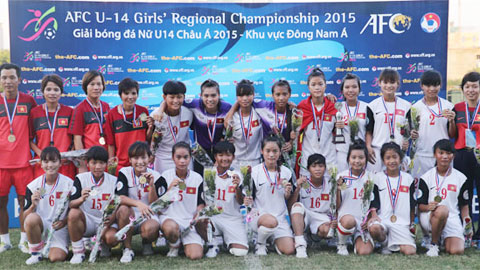 U14 châu Á 2015 - Khu vực ĐNÁ: Việt Nam xuất sắc đăng quang U14 châu Á 2015 - Khu vực ĐNÁ: Việt Nam xuất sắc đăng quang