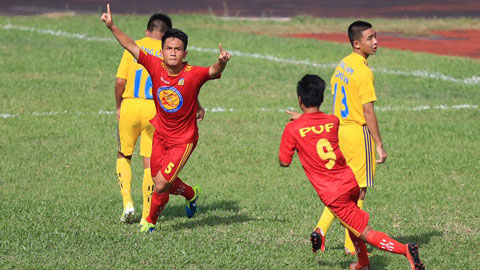 Đánh bại U17 SLNA 2 bàn trắng, U17 PVF giành ngôi đầu bảng B đầy thuyết phục Đánh bại U17 SLNA 2 bàn trắng, U17 PVF giành ngôi đầu bảng B đầy thuyết phục