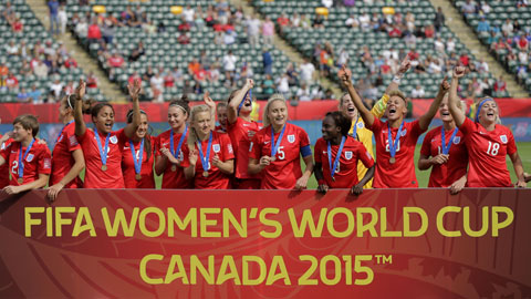 Anh giành huy chương đồng World Cup 2015: ĐT nữ Anh lần đầu có huy chương Anh giành huy chương đồng World Cup 2015: ĐT nữ Anh lần đầu có huy chương