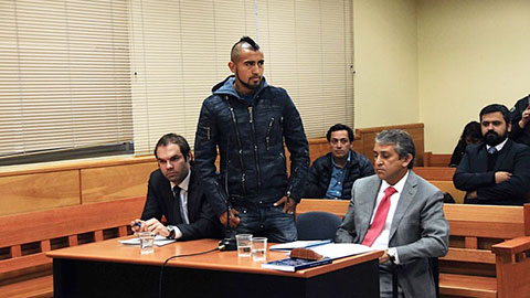 Vidal thoát án tù, bị 'treo' bằng lái 2 năm Vidal thoát án tù, bị 'treo' bằng lái 2 năm