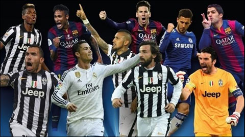Barca & Juve áp đảo danh sách cầu thủ hay nhất châu Âu 2014/15 Barca & Juve áp đảo danh sách cầu thủ hay nhất châu Âu 2014/15
