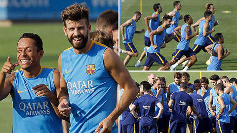 Barca hội quân: Enrique hướng đến... cú ăn 6 Barca hội quân: Enrique hướng đến... cú ăn 6