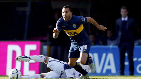 Tevez tỏa sáng ngay trận đầu trở lại Boca Juniors Tevez tỏa sáng ngay trận đầu trở lại Boca Juniors