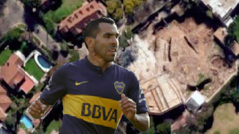 Tevez xây biệt thự khủng trên khu đất… 4.000m2 Tevez xây biệt thự khủng trên khu đất… 4.000m2