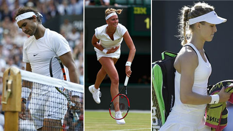 Rafael Nadal, Petra Kvitova và Bouchard lọt vào top 6 tay vợt đáng thất vọng nhất Rafael Nadal, Petra Kvitova và Bouchard lọt vào top 6 tay vợt đáng thất vọng nhất