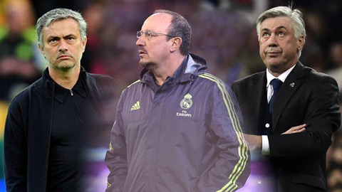 Khác biệt giữa khởi đầu của Benitez, Ancelotti và Mourinho ở Real Khác biệt giữa khởi đầu của Benitez, Ancelotti và Mourinho ở Real