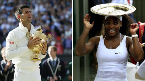 Djokovic và Serena Williams xếp hạng hạt giống số 1 tại US Open tới Djokovic và Serena Williams xếp hạng hạt giống số 1 tại US Open tới